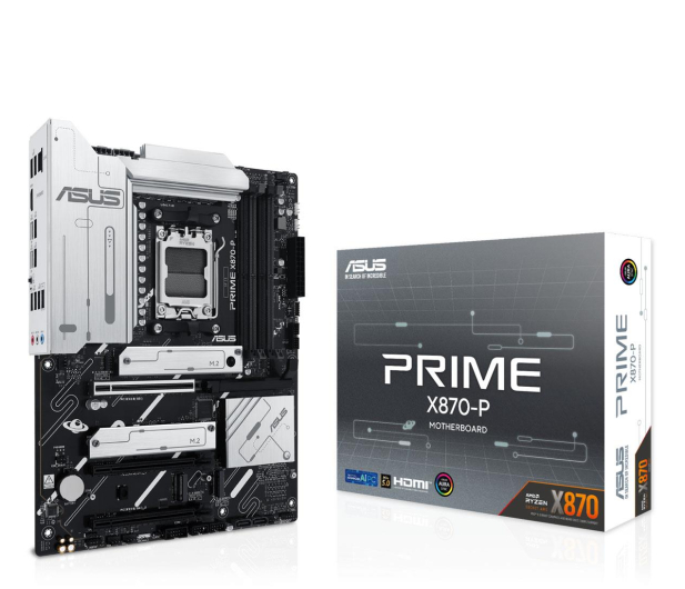 ASUS Płyta główna PRIME X870-P AM5 4DDR5 HDMI/USB-C ATX - 1281737 - zdjęcie